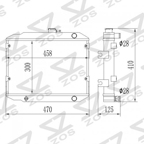 Suzuki Cappuccino Ea11r/Ea21r/Sx306 0.7L 1991 -1997 Radiator