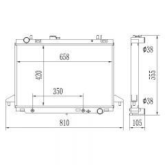 ISUZU D-MAX DMAX 2012- RADIATOR