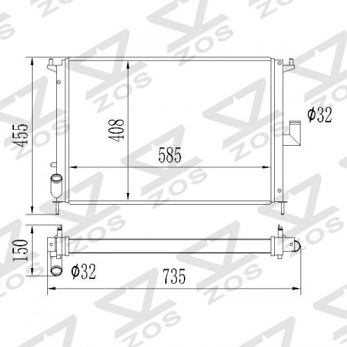 DACIA Duster Sandero LADA Largus RENAULT Logan 04-18 214100980R Largus (12-)/Renault Logan (08-)/Duster (10-)