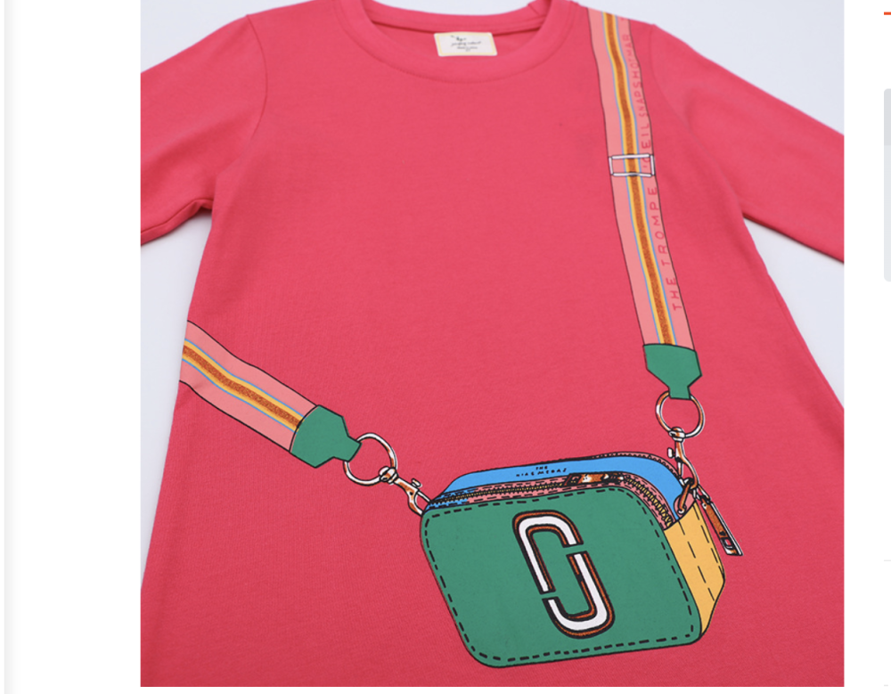 2023 autumn cross-border foreign trade company's new girls' knitted dress, small and medium-sized children's long-sleeved jumpsuit