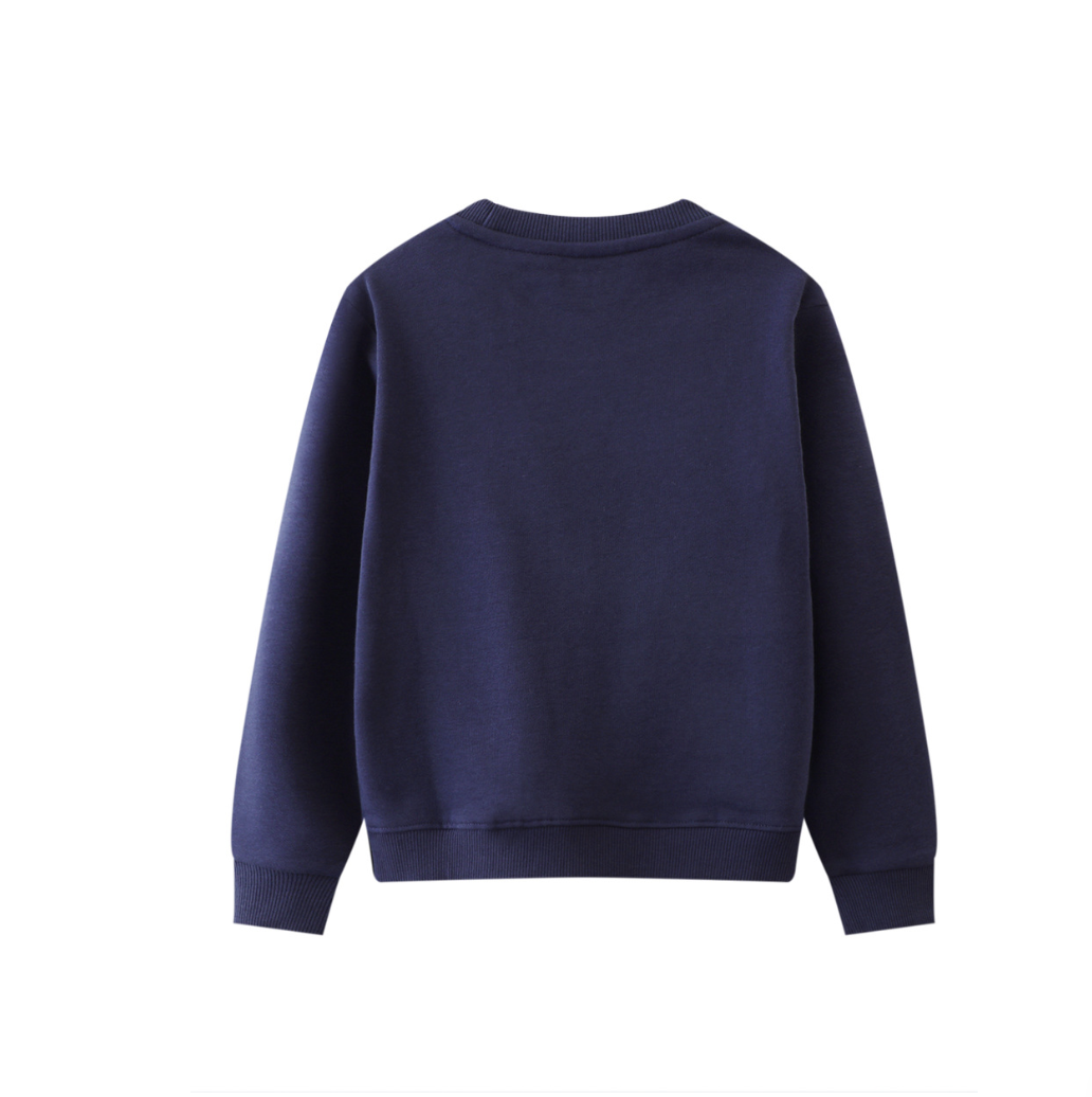 Children's clothing children's sweatshirts 2023 autumn and winter boys and girls thickened long-sleeved T-shirts for small and medium-sized children baby pullovers