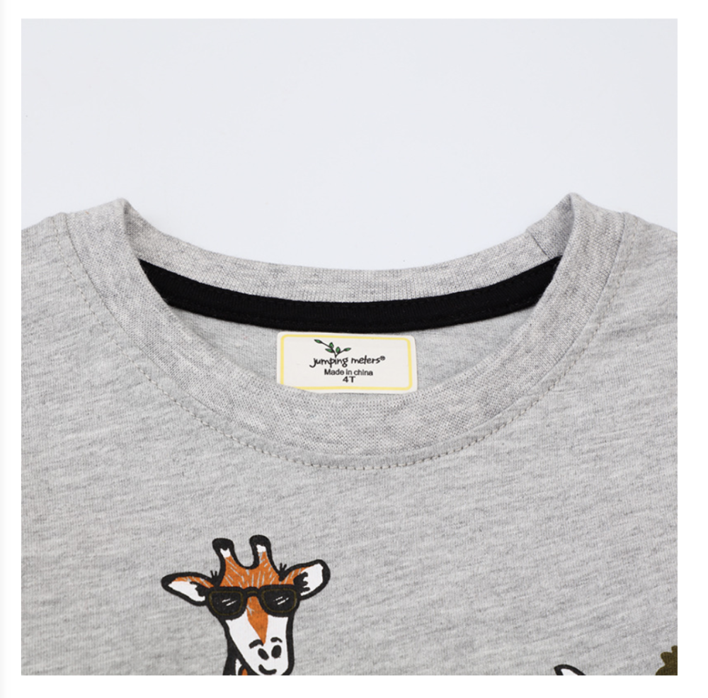 Spot boys T-shirt autumn new bottoming shirt casual round neck printed long-sleeved European and American children's tops