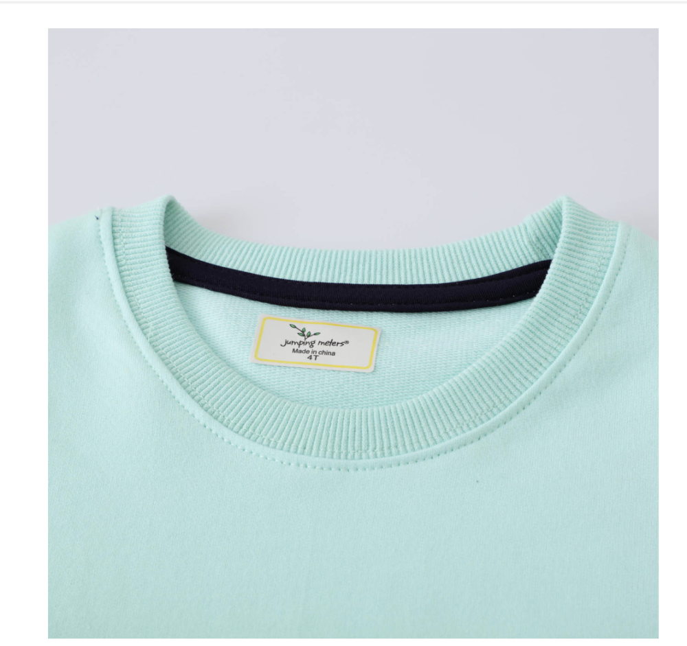 2023 Spring New Children's Sweater Cotton Girls Bottoming Shirt Cartoon Round Neck Top