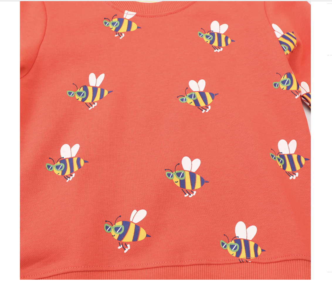 Boys and girls sweatshirt knitted terry cotton long-sleeved cartoon sweatshirt new autumn clothing European and American style brand children's clothing