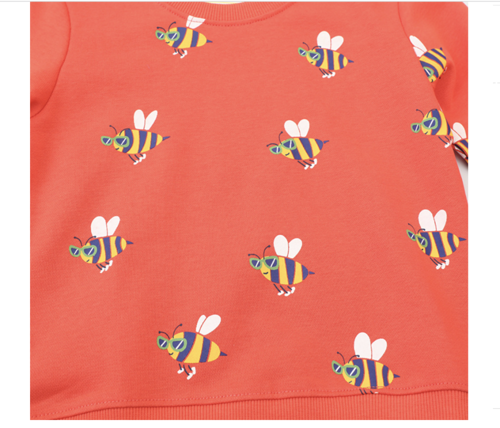 Boys and girls sweatshirt knitted terry cotton long-sleeved cartoon sweatshirt new autumn clothing European and American style brand children's clothing