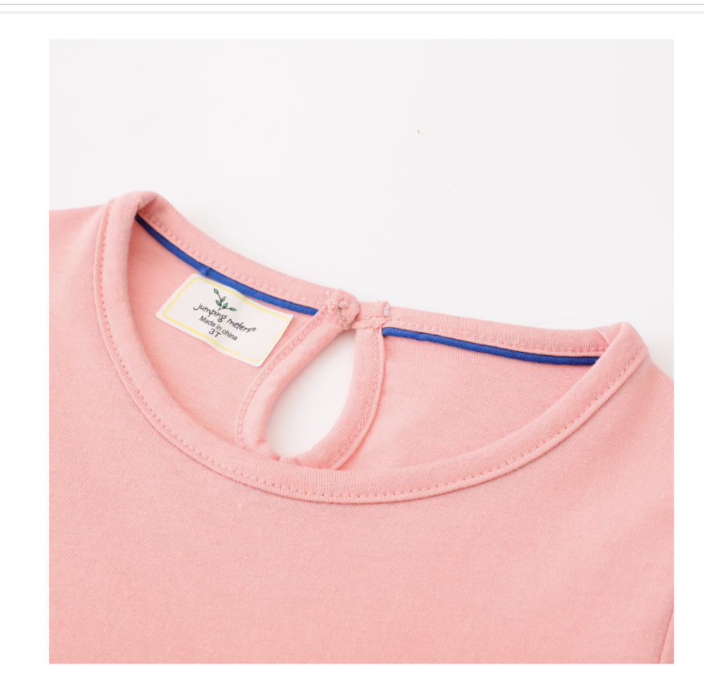 Spot jumping metes children's dress autumn new long-sleeved girls' wear round neck European and American princess dress