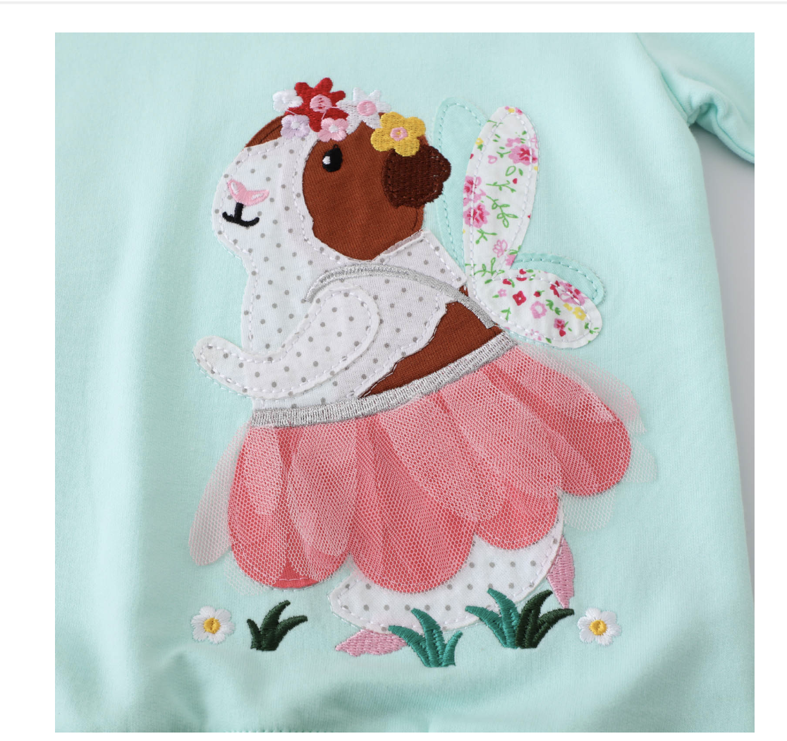 2023 Spring New Children's Sweater Cotton Girls Bottoming Shirt Cartoon Round Neck Top