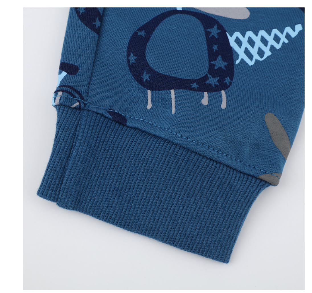 Boys' autumn trousers, airplane pattern trousers, fashionable children's trousers, baby European and American trendy trousers