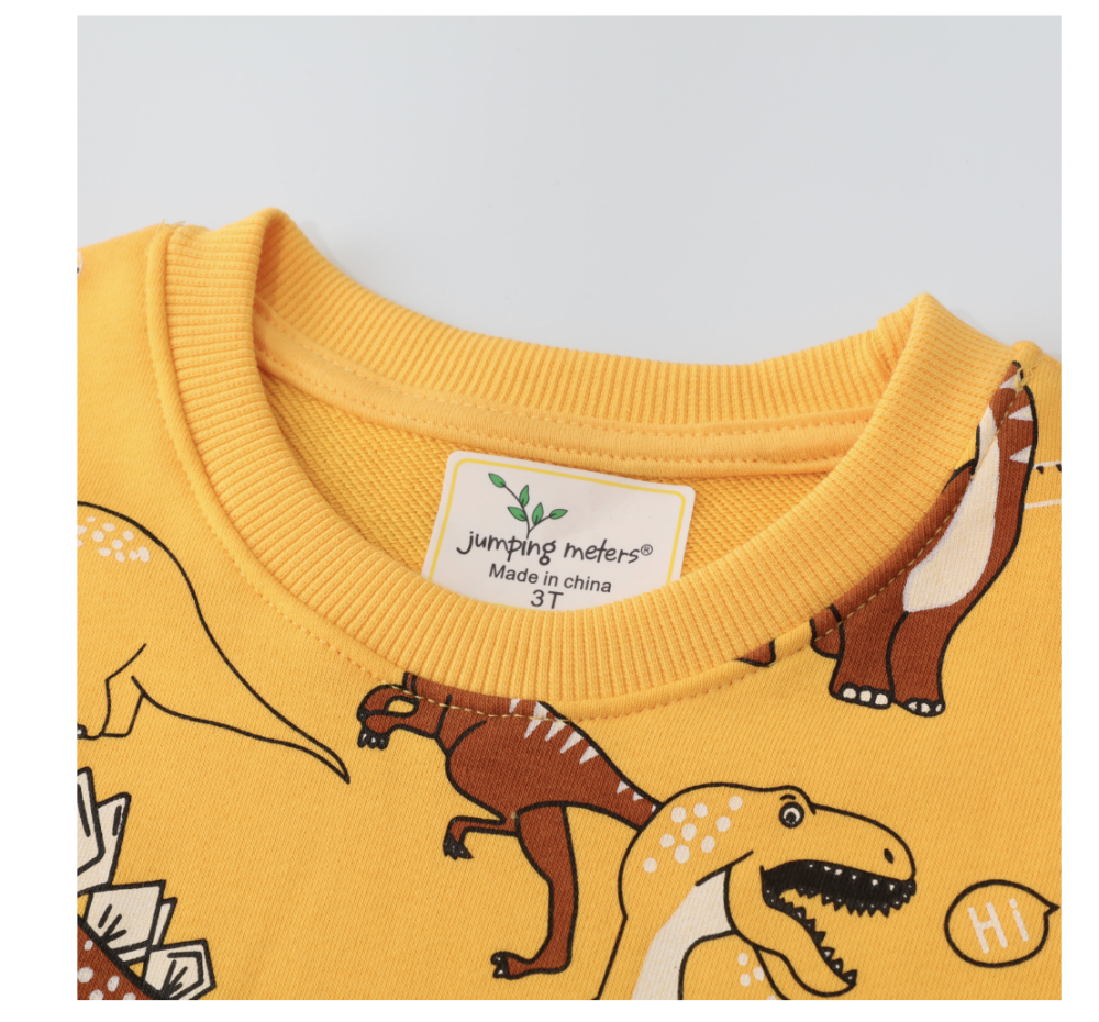 23 spring and autumn new styles of small and medium-sized children's clothing for boys and girls sweatshirts long-sleeved round neck pullovers baby bottoming shirts