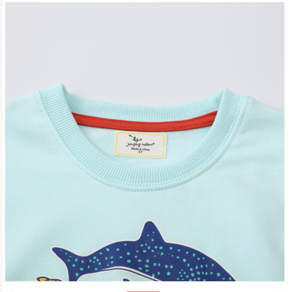 Boys' sweatshirts, autumn new products, small and medium-sized children's round neck sweatshirts, luminous pattern, children's long-sleeved bottoming shirts
