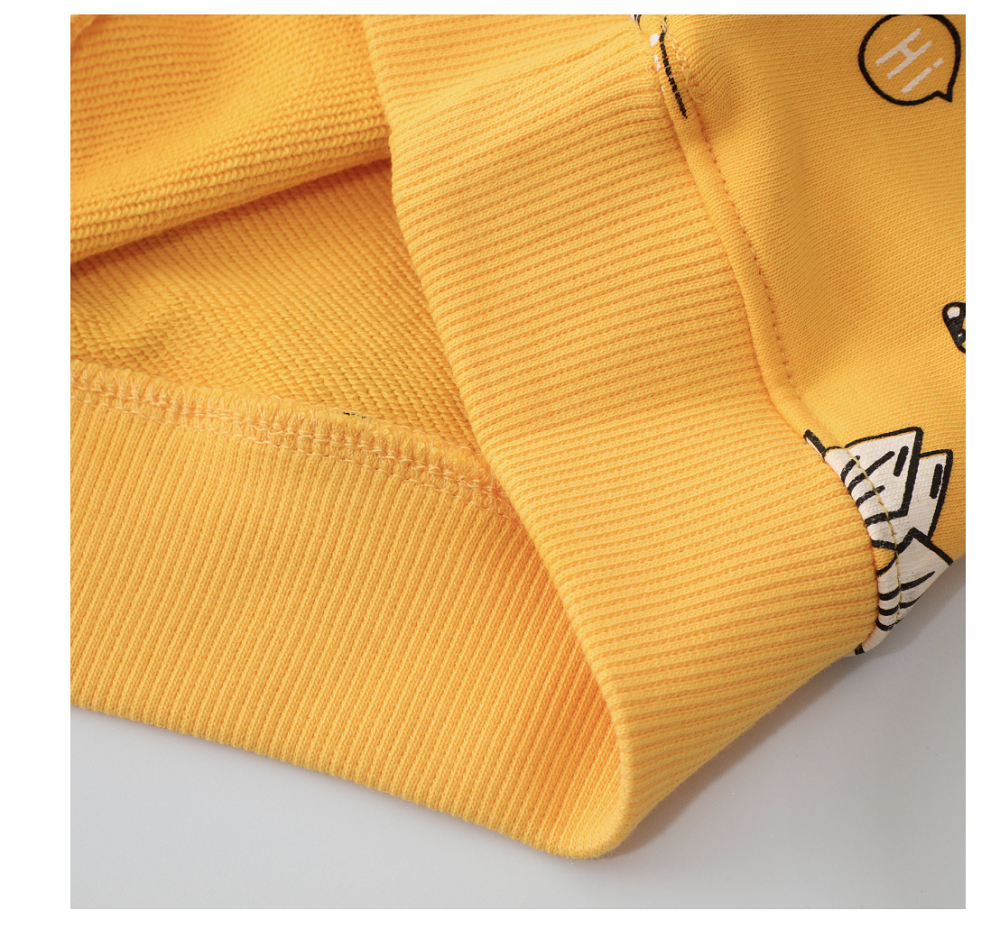 23 spring and autumn new styles of small and medium-sized children's clothing for boys and girls sweatshirts long-sleeved round neck pullovers baby bottoming shirts