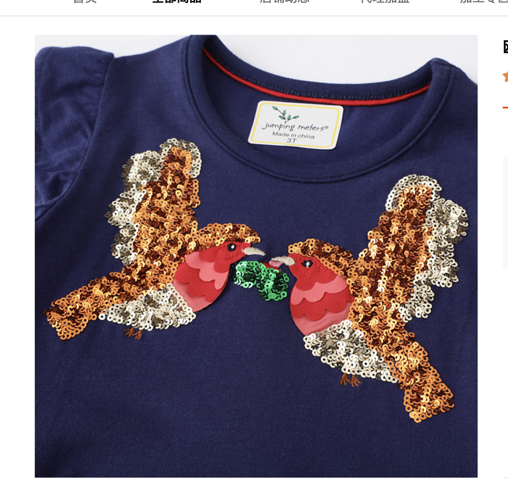 European and American style girls' gauze dress summer new children's mesh princess dress cartoon cute round neck children's dress