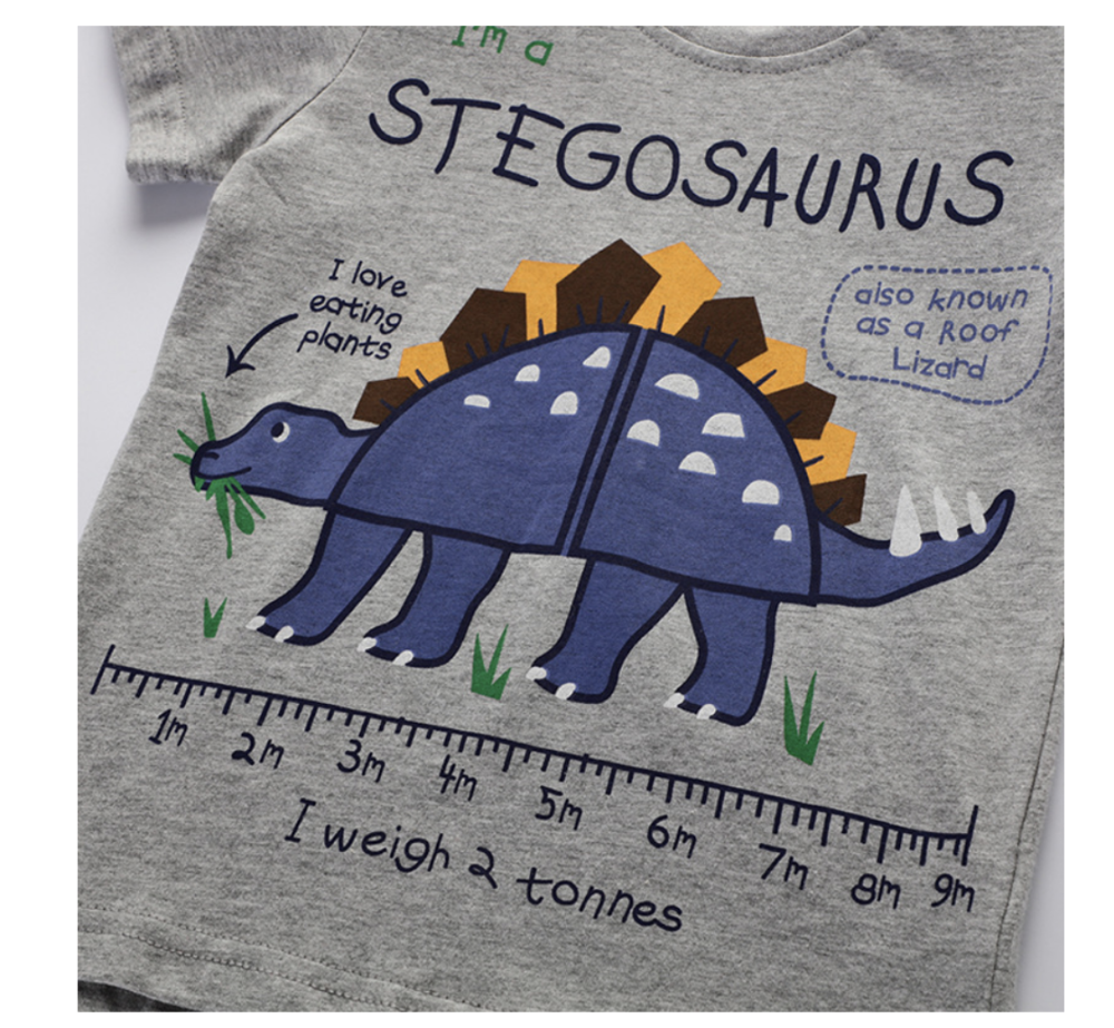 2022 new children's T-shirts, cute short-sleeved T-shirts for boys aged 2-7 years old