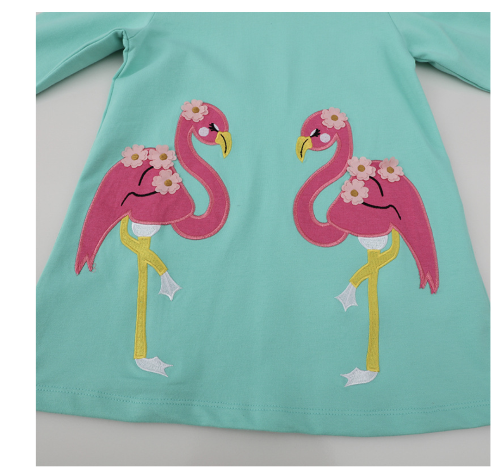 Girls Dress Summer 2022 Small and Medium Children's Dress Children's Autumn Long Sleeve Princess Dress European and American Children's Clothing