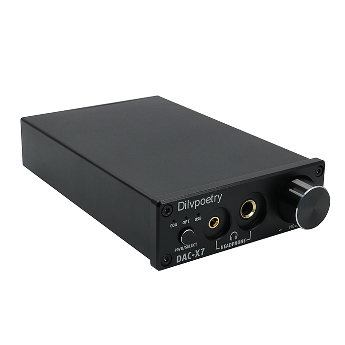 Dilvpoetry-DAC-X7 USB DAC for 3.5+6.35 Headphone