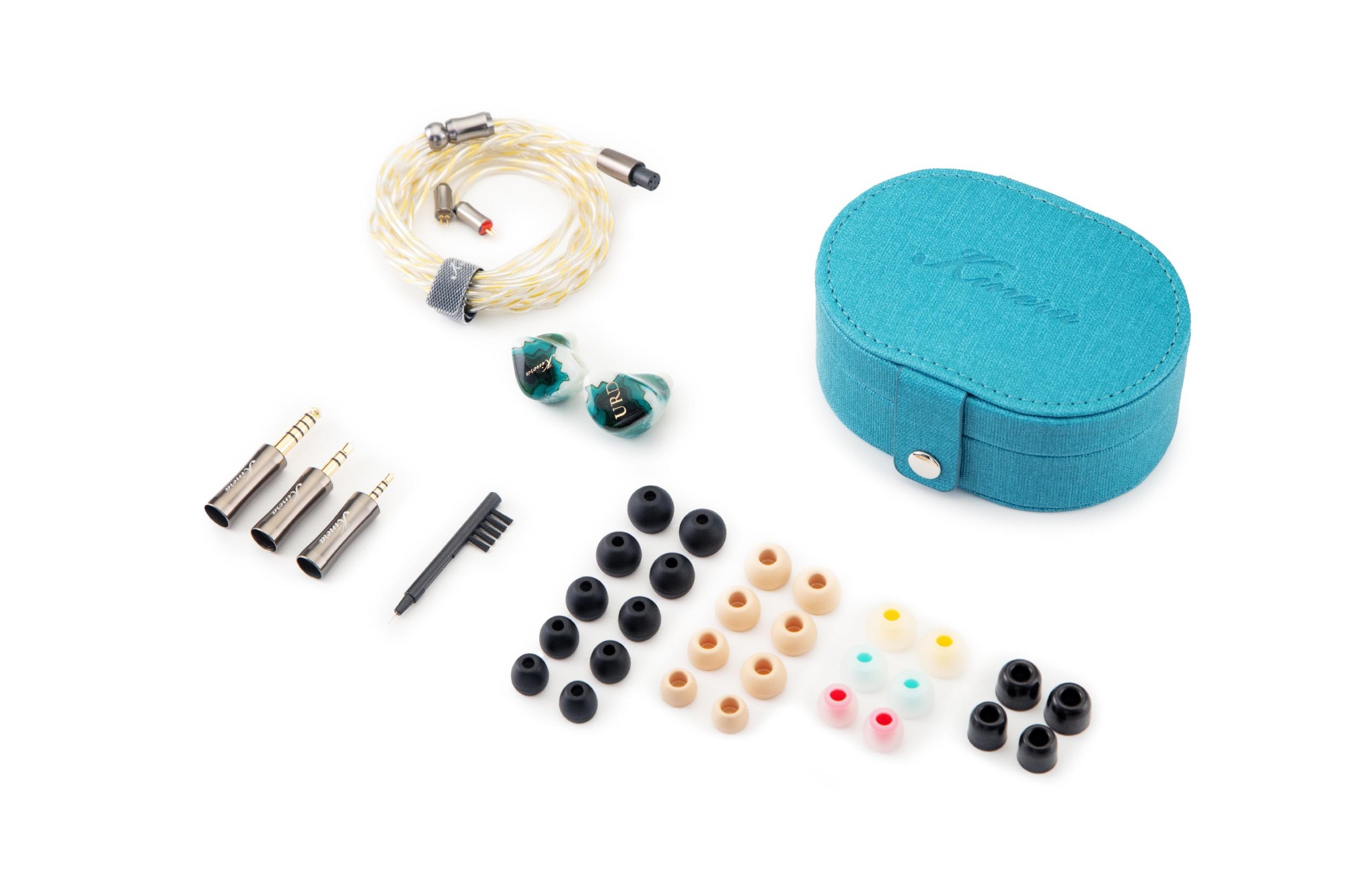 Kinera URD Earphone 2 Sonions EST + 2 Titanium Crystal Diaphragm