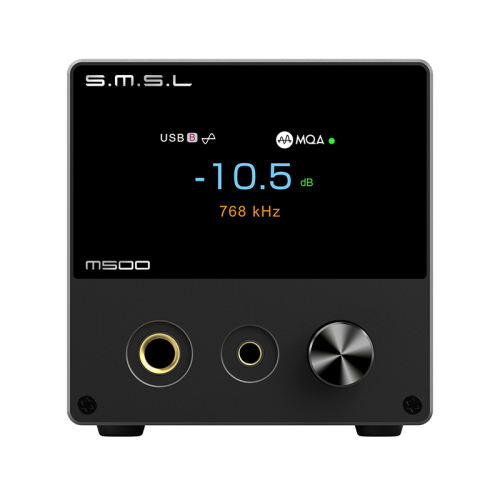 SMSL M500 MKIII Bluetooth Audio DAC ES9038PRO MQA-CD DSD512 32bit 768kHz Headphone Amplifier OPA1612A XMOS XU316 MQA decoder