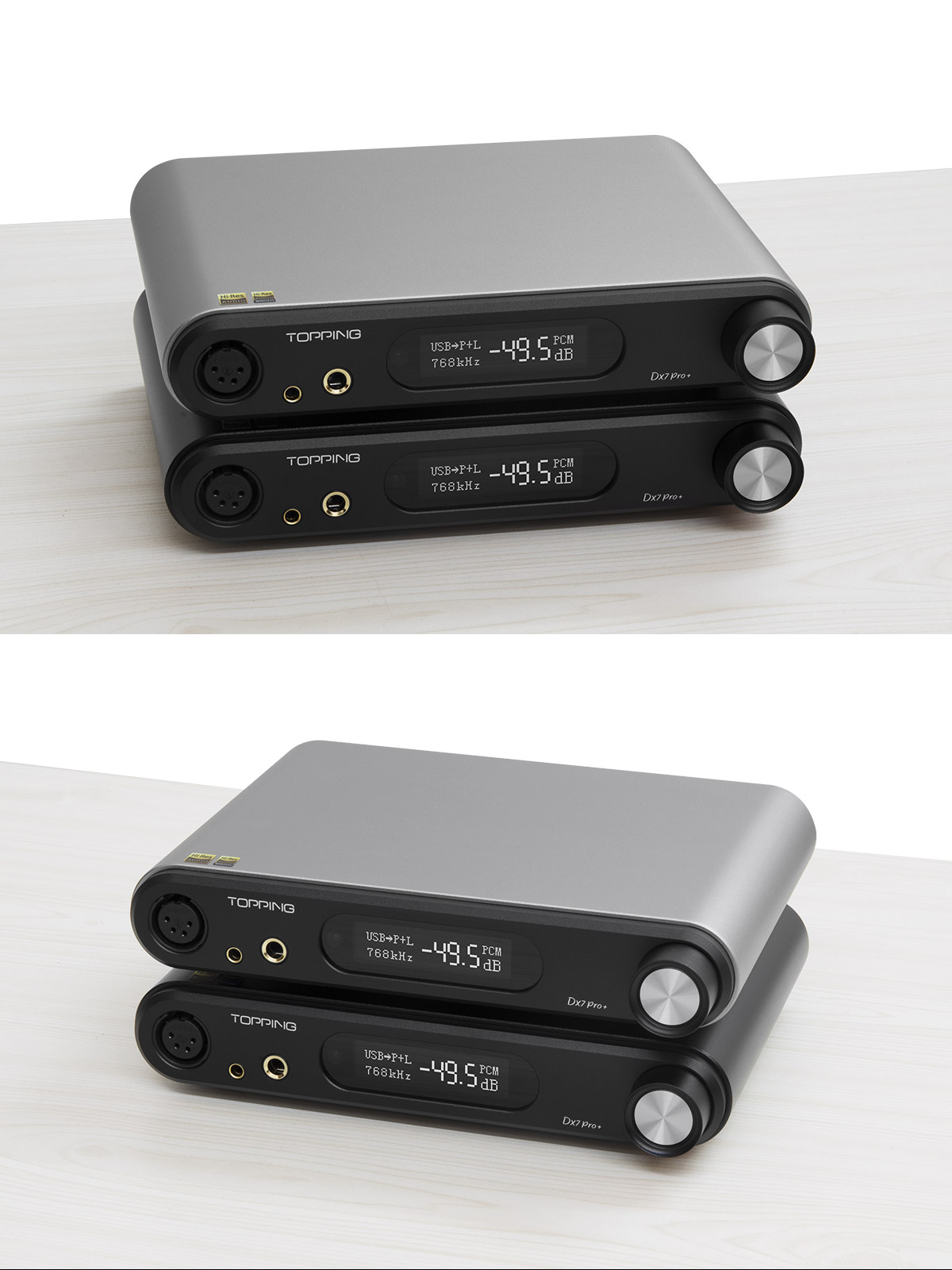 人気新品 ジアテンツーTOPPING DX7 Pro 新登場USB DAC ヘッドホンアンプ 一体型 ES9038PRO チップ  NFCAヘッドホンアンプ内蔵