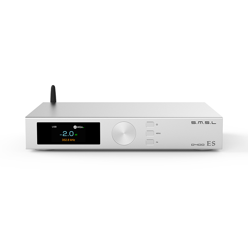 SMSL D400ES HI RES Audio DAC MQA ES9039MSPRO XMOS XU316 DSD512 32Bit 768KHZ  opa1612a Bluetooth XLR decoder With remote control