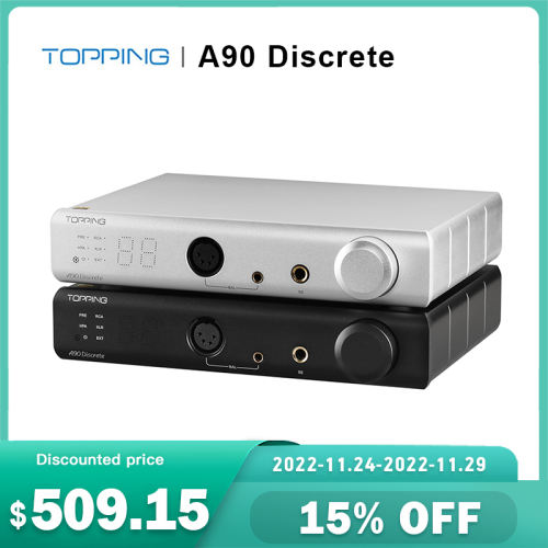 TOPPING A90 Discrete Fully Discrete Balanced Headphone Amplifier