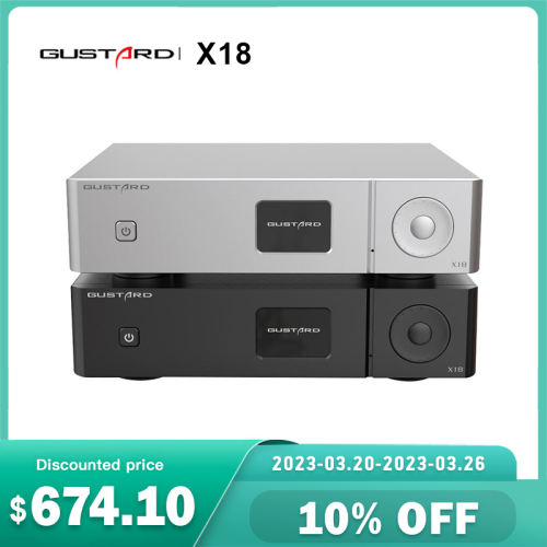 GUSTARD X18 DAC MQA ES9038 PRO Bluetooth 5.0 XU216 Processor PCM768kHz DSD512 High-Performance Audio Decoder