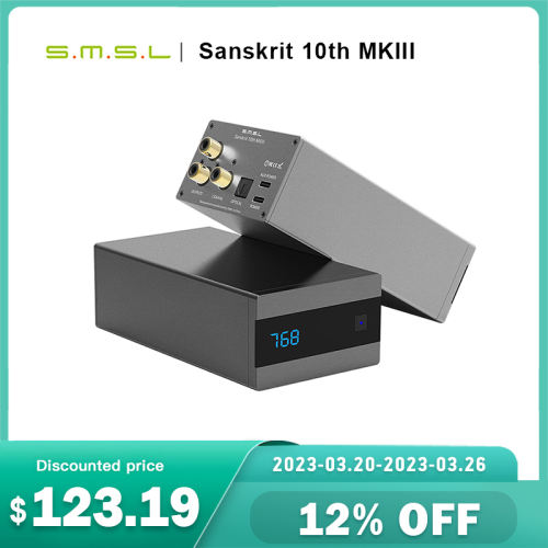 SMSL Sanskrit 10th MKIII AK4493S 32Bit/768kHZ DSD512 High-End DAC Decoder