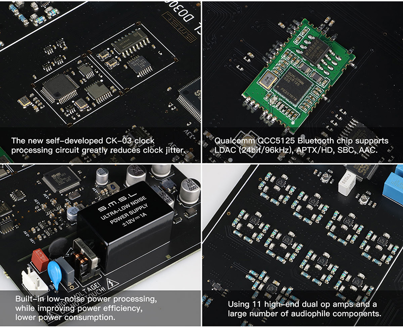 SMSL DO300 Audio DAC ES9039MSPRO MQA CD XMOS XU316 DSD512 32Bit 768KHZ  Bluetooth 5.0 LDAC XLR I2S decoder with remote control