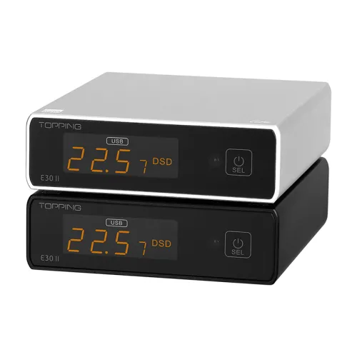 TOPPING E30 II lite Decoder AK4493S DAC USB Hi-Res Audio DSD512 768k XMOS XU208 Touch Operation with Remote Control Preamp DAC