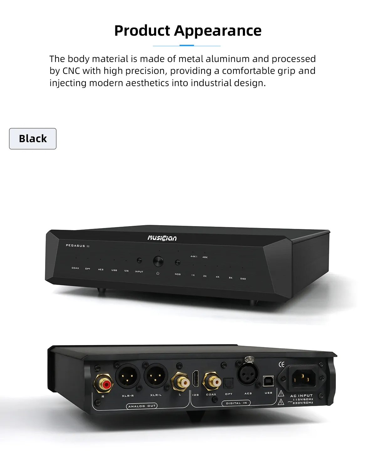MUSICIAN PEGASUS II HIFI R2R DAC Decoder Resistance DAC Support 