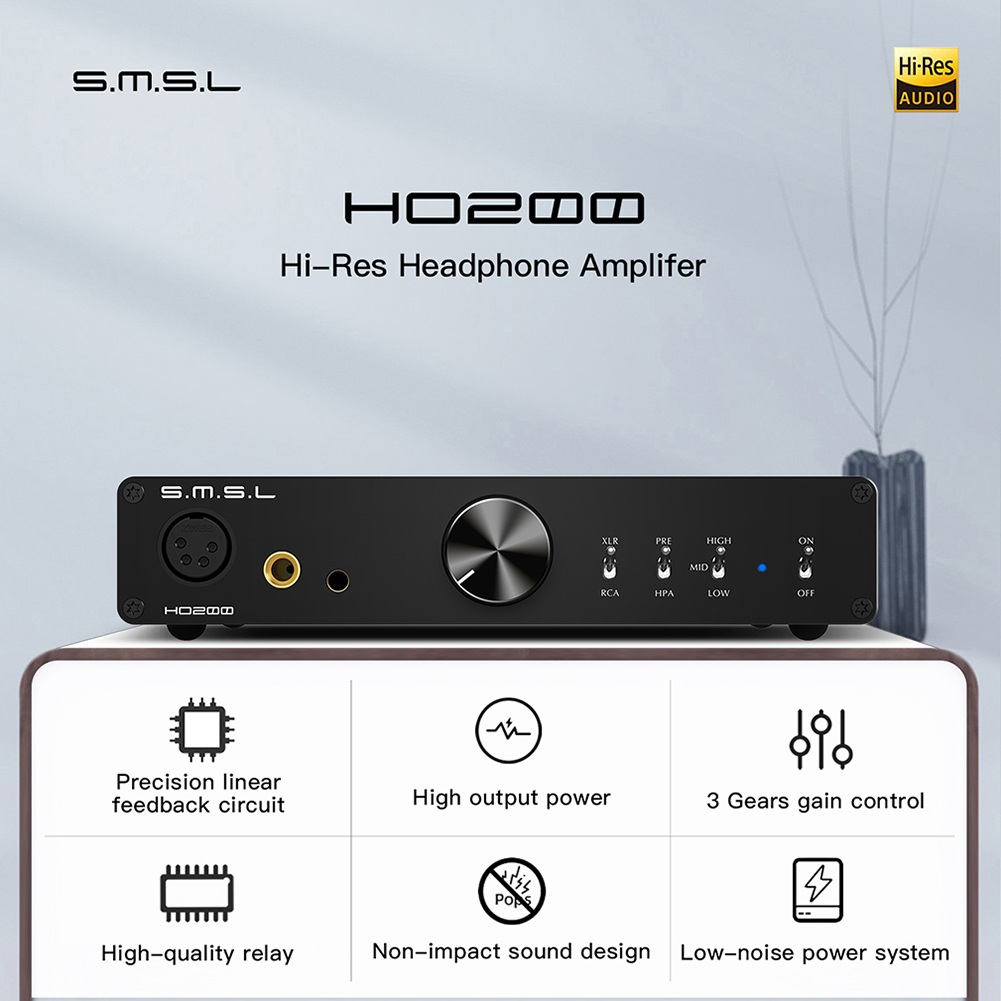 SMSL HO200 Headphone amplifier