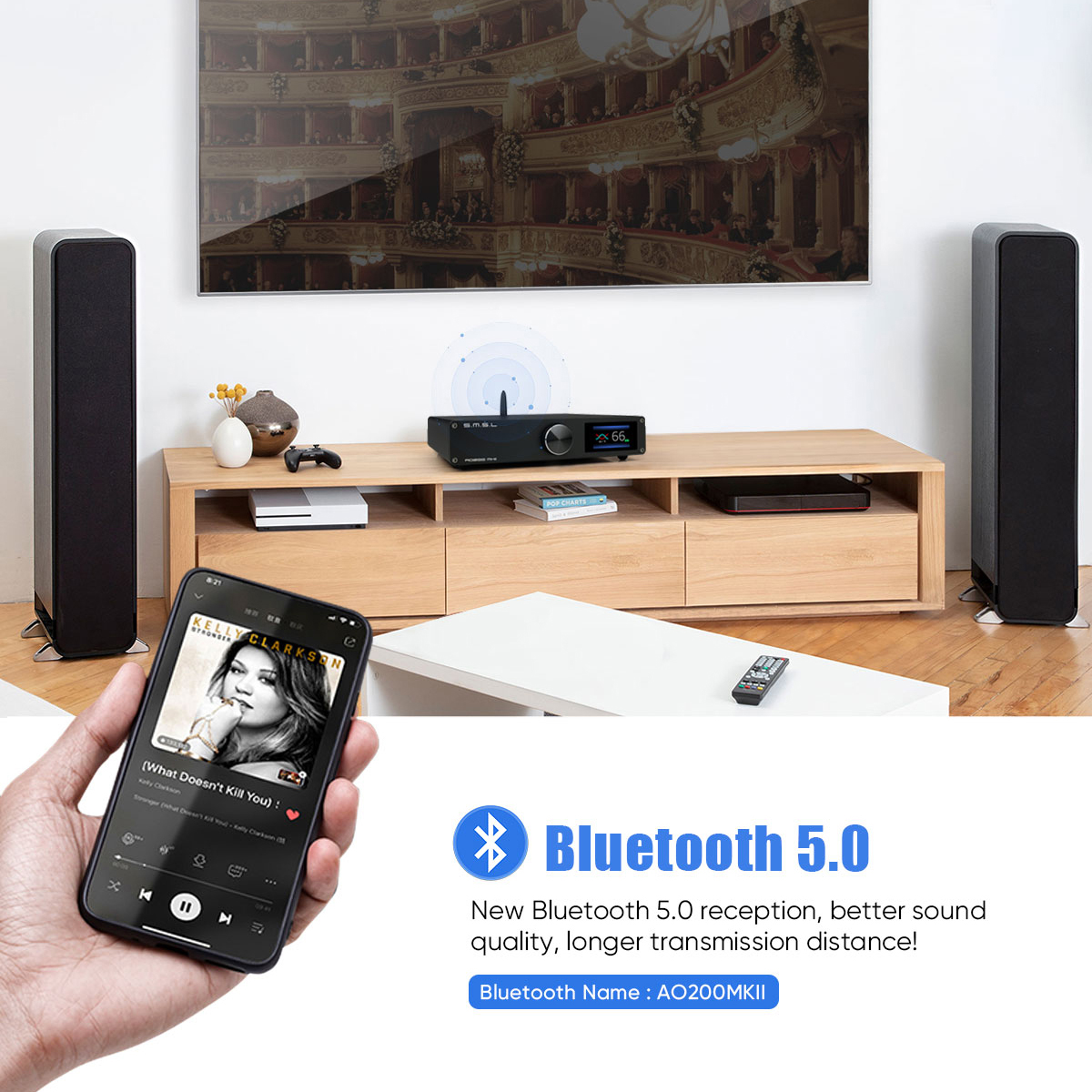 SMSL AO200 MKII Power Amplifier