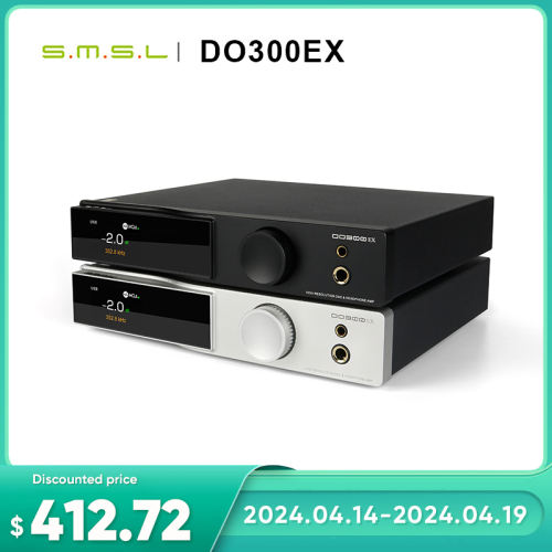 SMSL DO300EX  Audio Decoder Headphone Amplifier AK4191+AK4499EX MQA-CD DAC Bluetooth 5.1 Digital Headphone Power AMP