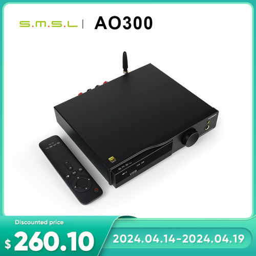 SMSL AO300 Power Amplifier & Headphone AMP & Decoder MA5332MS MQA-CD Audio DAC CS43131 Headphone Amplifier XMOS XU-316 2.1 HIFI