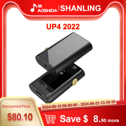 SHANLING UP4 2022 Full format balanced Bluetooth decoded  Headphone Amplifier