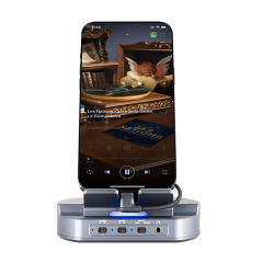 xDUOO DT-01 HiFi Turntable for Phone  USB Coaxial/Optical/AUX  headphones DSD256
