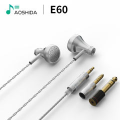 AOSHIDA E60 4.4/3.5mm Replaceable Flat Earphones