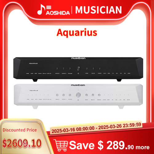 MUSICIAN Aquarius R2R DAC array ture balance USB/2*I2S/AES balance/coaxial input RCA XLR balance output R2R decoder