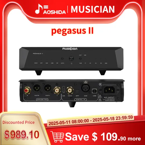 MUSICIAN PEGASUS II  24Bit R2R DAC 6BIT DSD Balanced Resistance DAC Support DSD1024 PCM1536