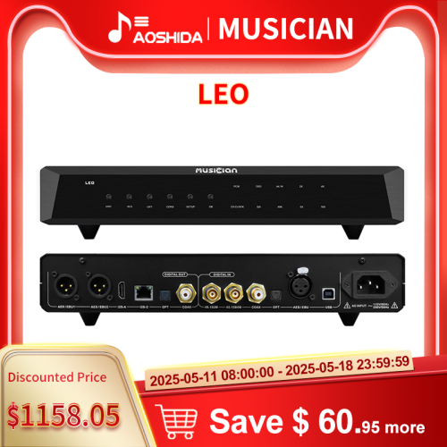 MUSICIAN LEO High Performance Digital interface USB thesycon Drive ARM STM32F446 Optical Isolated input FPGA DSP I2S interface