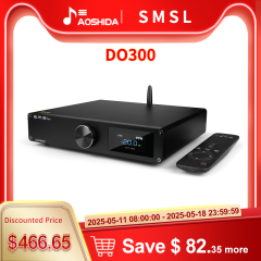 SMSL DO300 Audio DAC ES9039MSPRO MQA CD XMOS XU316 DSD512 32Bit 768KHZ Bluetooth 5.1 LDAC XLR I2S decoder with remote control