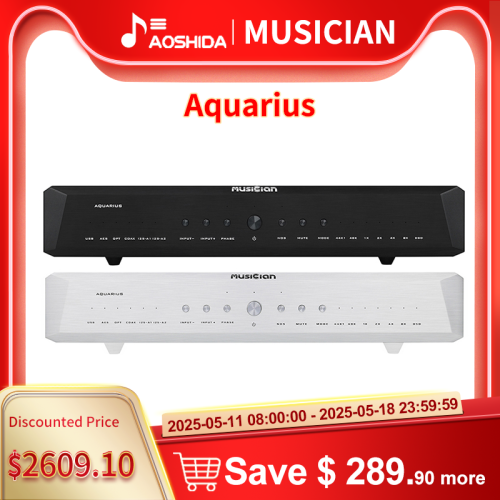 MUSICIAN Aquarius R2R DAC array ture balance USB/2*I2S/AES balance/coaxial input RCA XLR balance output R2R decoder