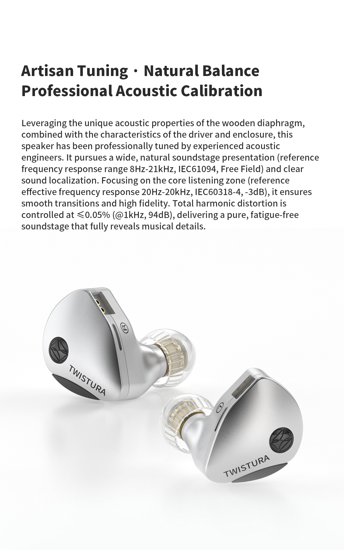 TWISTURA WOODNOTE 値下げ中】TWISTURA WOODNOTE イヤフォン TWISTURA