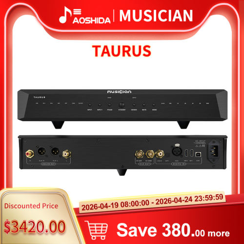 MUSICIAN Taurus R2R DAC (DSD1024/PCM 1536KHz)  RCA XLR I2S