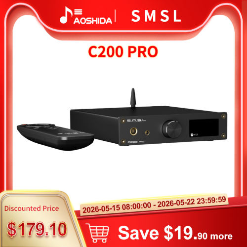 SMSL C200Pro DAC Headphone Amplifier