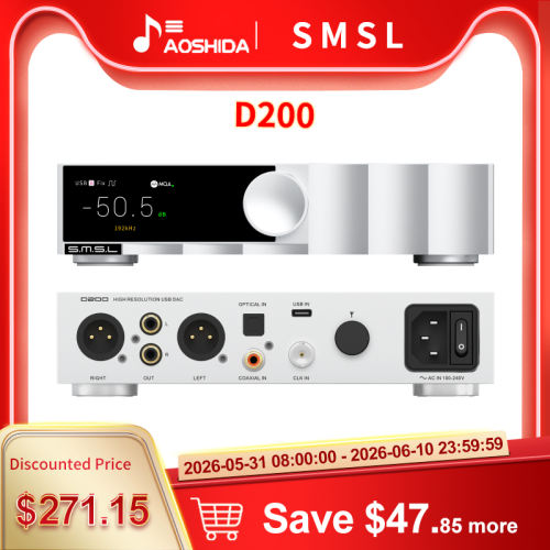 SMSL D200 ROHM BD34352EKV DAC