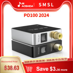 SMSL PO100 2024 USB Digital Interface XMOS XU316 DoP64 OPT/COAX