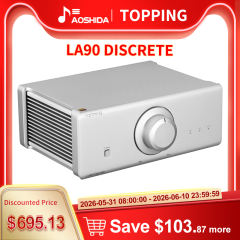 TOPPING LA90 Discrete Hi Res Audio Power Amplifier 120W*2 Stereo Amp Mono 220W 3*XLR TRS Balanced inputs
