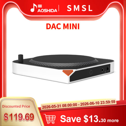 SMSL DAC MINI ES9039Q2M XMOS XU-316 MAC MINI partner
