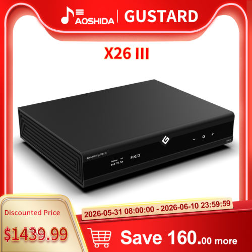 GUSTARD X26III Dual ES9039SPRO DAC
