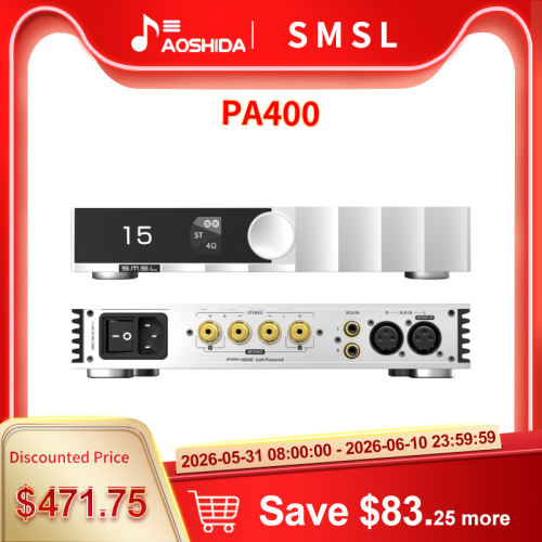SMSL PA400 GaN Power Amplifier